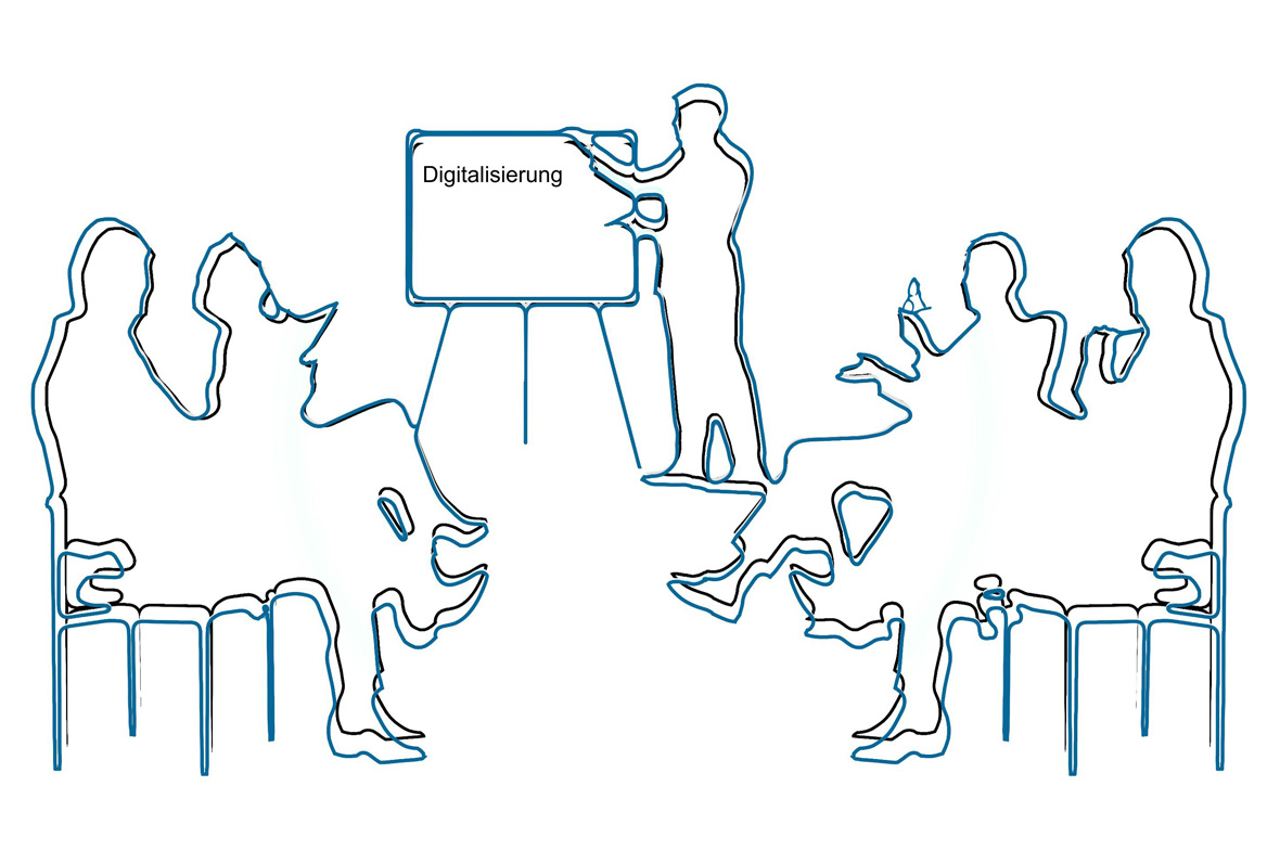 Grafik Diskussionsgruppe Digitalisierung